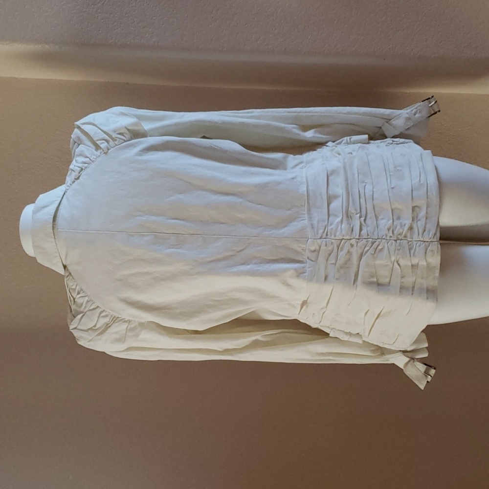 Eccoci Chic Off White Button-Up Jacket - image 2